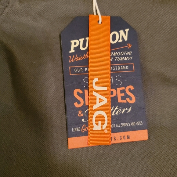 Jag Jeans Women's 8P pull on shorts. Eucalyptus color. No belt  NWT. - Picture 2 of 9